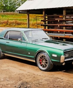 Green Mercury Cougar Paint By Numbers