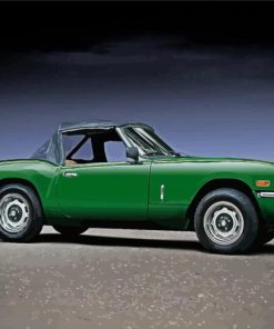 Green Triumph Spitfire Mk3 Paint By Numbers