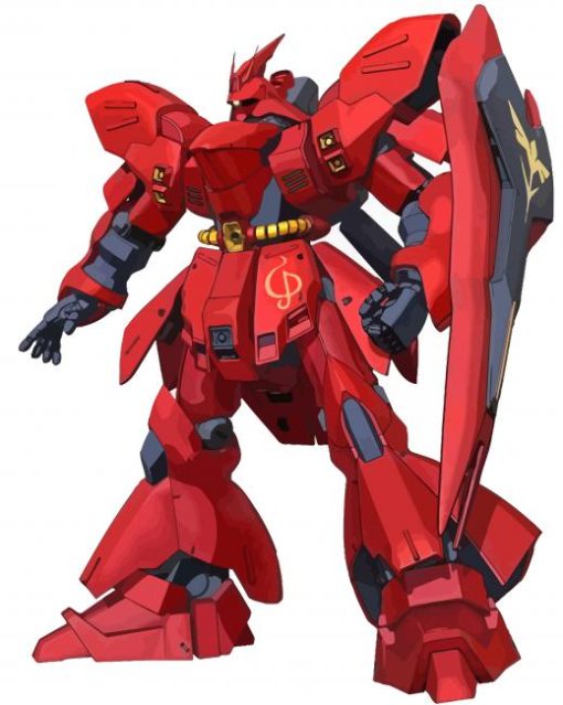 Gundam Sazabi Robot Paint By Numbers