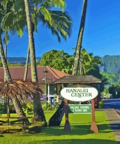 Hanalei Bay Hawaii Paint By Numbers