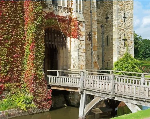 Hever Castle Gate Paint By Numbers