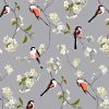 Illustration Blossom And Birds Paint By Numbers