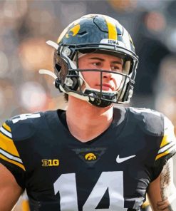 Iowa Hawkeyes Player Paint By Numbers