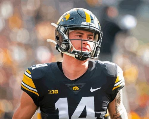 Iowa Hawkeyes Player Paint By Numbers