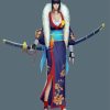 Japanese Swordswoman Paint By Numbers