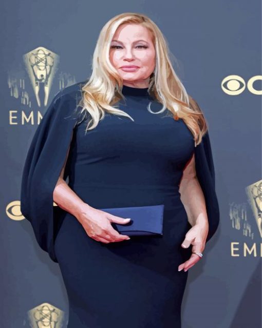 Jennifer Coolidge In Black Dress Paint By Numbers