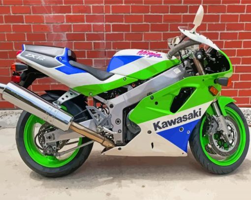 Kawasaki Ninja ZX 7R Paint By Numbers