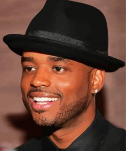 Larenz Tate With Hat Paint By Numbers