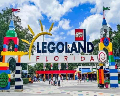 Legoland Florida Paint By Numbers