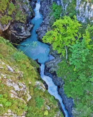 Leutasch Gorge Mittenwald Paint By Numbers