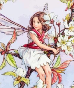 Little Fairy And Flowers Paint By Numbers