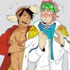 Luffy And Koby One Piece Characters Paint By Numbers