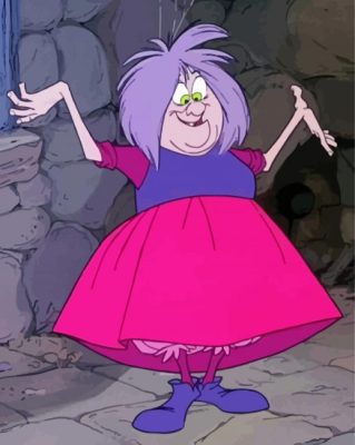 Madam Mim Disney Paint By Numbers