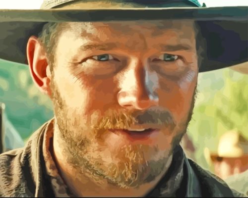 Magnificent Seven Chris Pratt Paint By Numbers