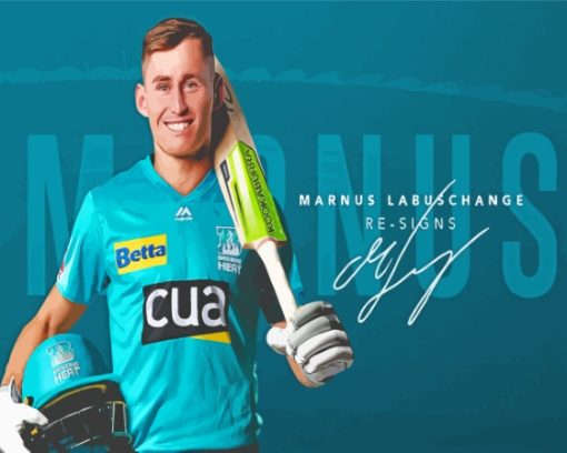 Marnus Labuschagne Poster Paint By Numbers