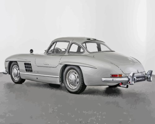 Mercedes Sl 300 Back Paint By Numbers