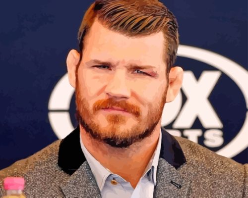 Michael Bisping Fighter Paint By Numbers