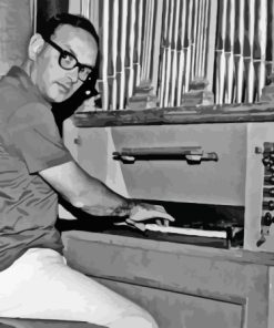 Morricone Playing Piano Paint By Numbers