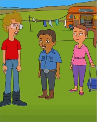 Napoleon Dynamite Cartoon Poster Paint By Numbers