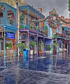 New Orleans Square Paint By Numbers