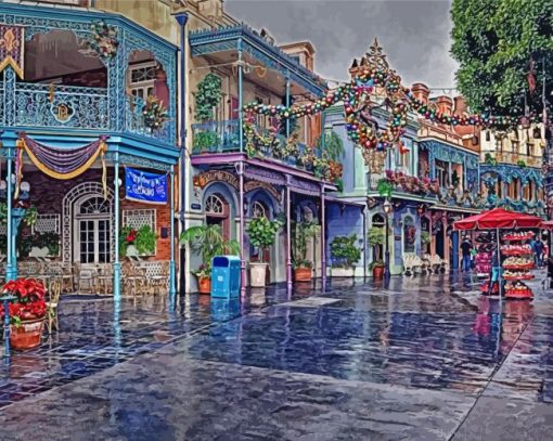 New Orleans Square Paint By Numbers