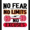 No Fear No Limits No Excuses Art Paint By Numbers