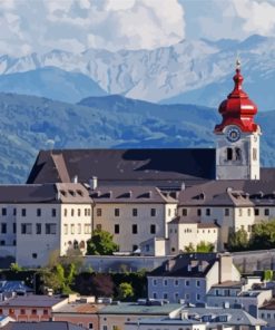 Nonnberg Abbey In Austria Paint By Numbers