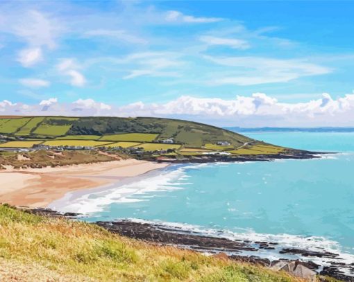 North Devon Croyde Bay Paint By Numbers