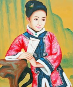 Oriental Lady Paint By Numbers