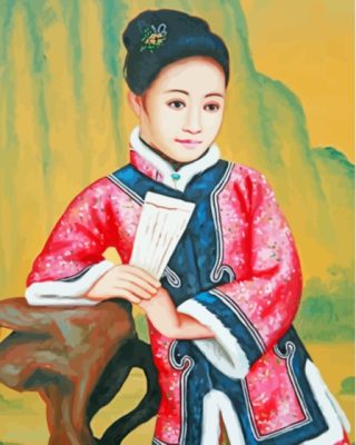 Oriental Lady Paint By Numbers