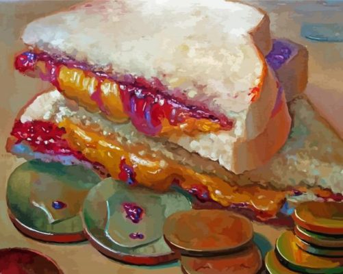 Peanut Butter And Jelly Paint By Numbers