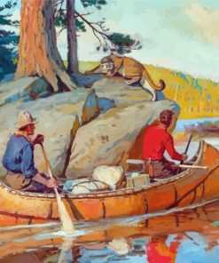 Philip R Goodwin In The Canoe Paint By Numbers