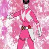 Pink Power Rangers Hero Paint By Numbers