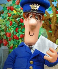 Postman Pat Paint By Numbers