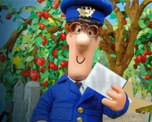 Postman Pat Paint By Numbers