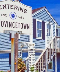 Provincetown Massachusetts Paint By Numbers