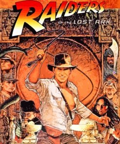 Raider Of The Lost Ark Movie Poster Paint By Numbers