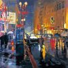 Rainy City At Night Paint By Numbers