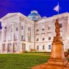 Raleigh North Carolina State Capitol Paint By Numbers