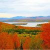 Rangeley Lake Maine Autumn Paint By Numbers