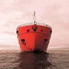 Red Ship Prow Paint By Numbers