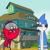 Regular Show Cartoon Paint By Numbers