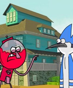 Regular Show Cartoon Paint By Numbers