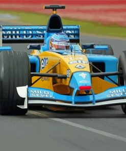 Renault R202 Race Car Paint By Numbers