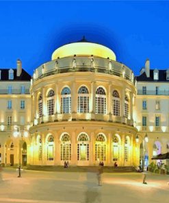 Rennes France Opera House Paint By Numbers