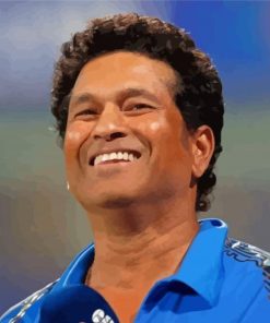 Sachin Tendulkar Paint By Numbers