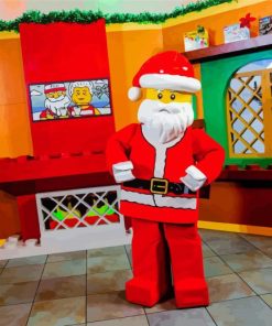 Santa Claus Legoland Park Paint By Numbers