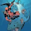 Shark And Deadpool Fighting Paint By Numbers