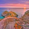 South Stack Island At Sunset Paint By Numbers