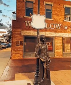 Standin On The Corner In Winslow Arizona Paint By Numbers